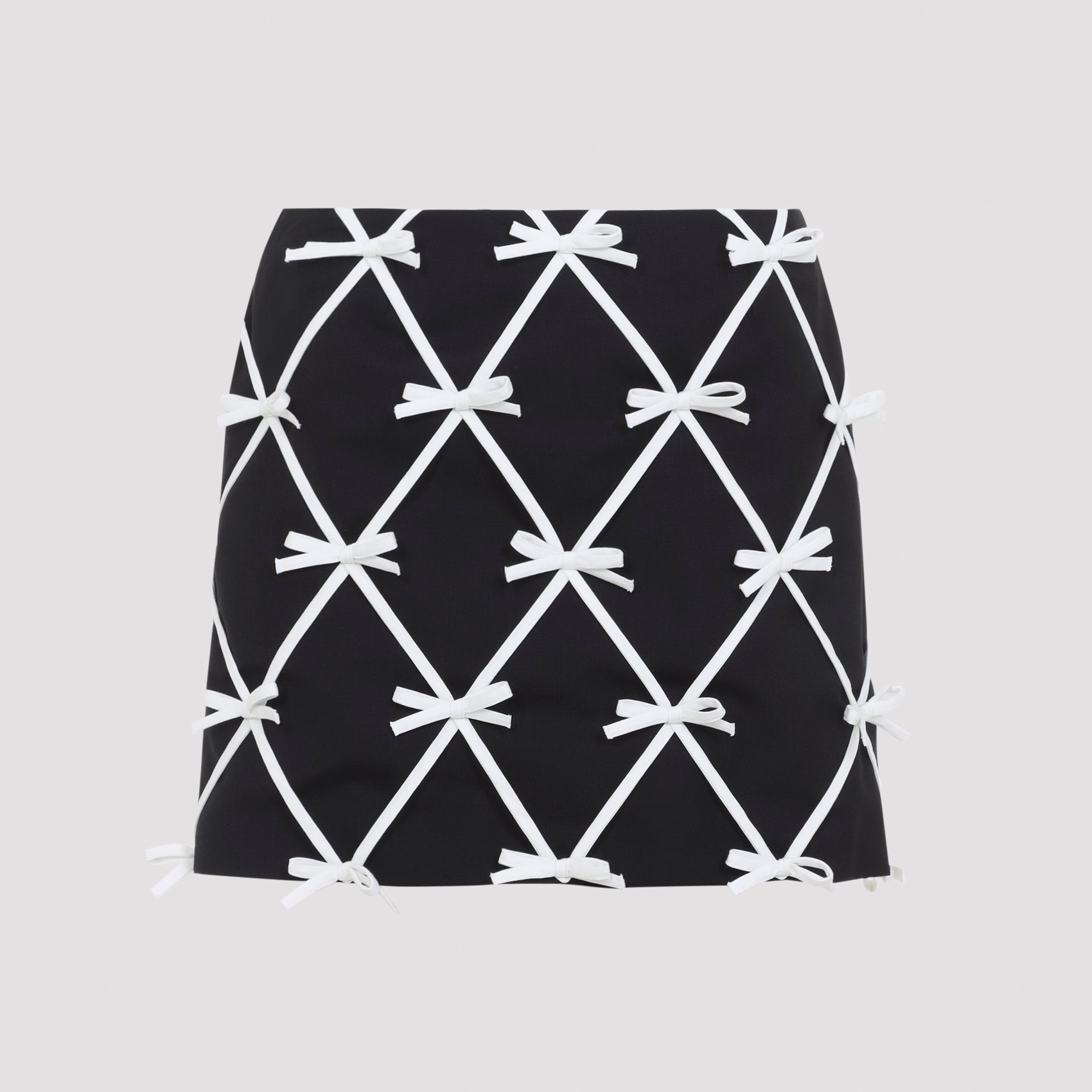 Chic Women's Mini Skirt in 100% Virgin Wool