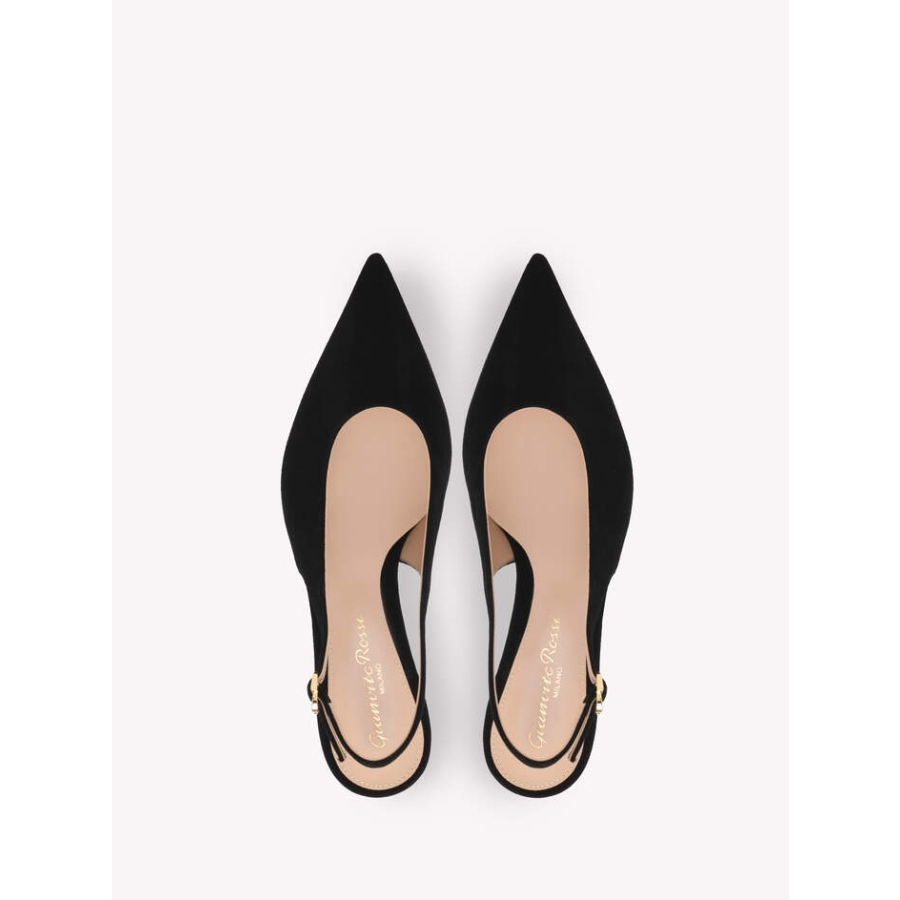 Robbie Sling 55 Suede Slingback Pumps