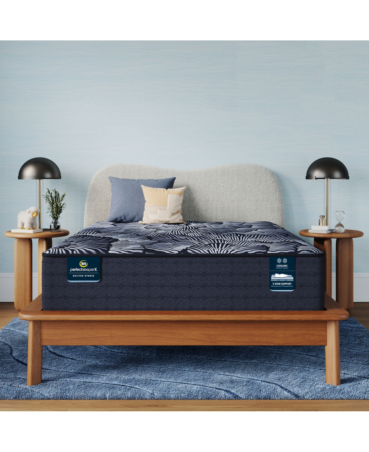 "Perfect Sleeper X Excelled Plush 14.25"" Quilted Hybrid Mattress - King"