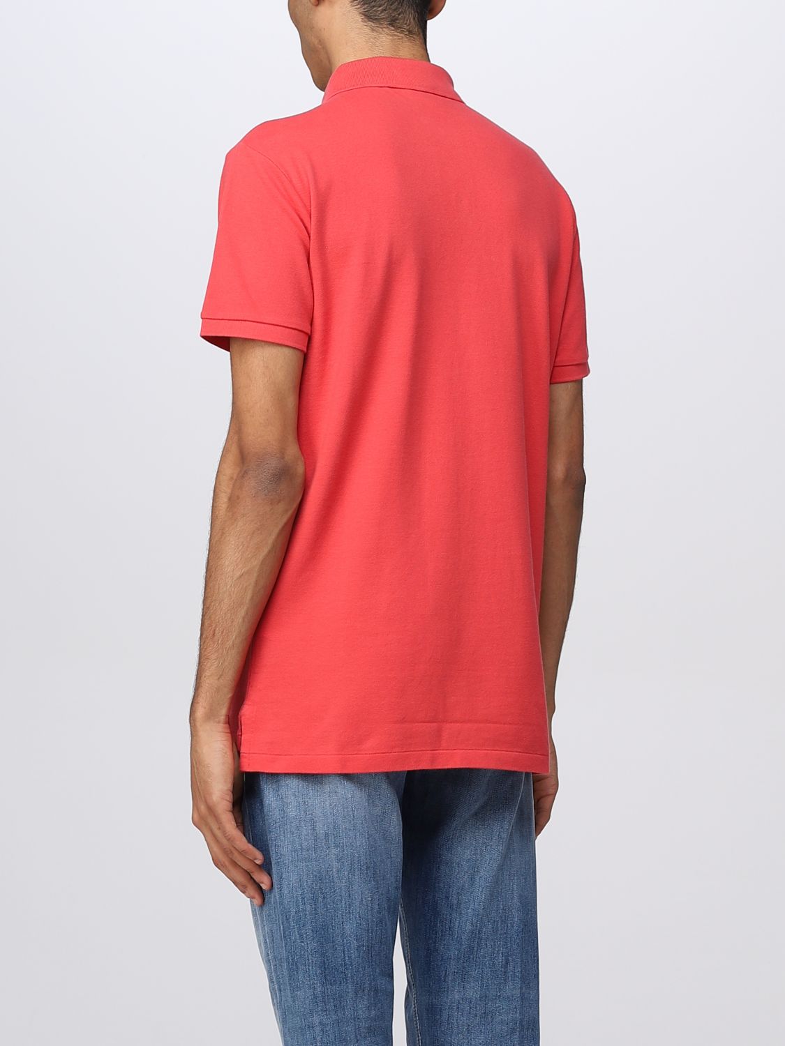 Polo Shirt Men color Red
