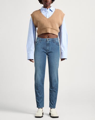 Jacob Cohёn Woman Jeans Blue Size 26 Cotton, Elastomultiester, Elastane