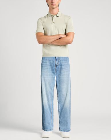 Man Jeans Blue Size L Cotton