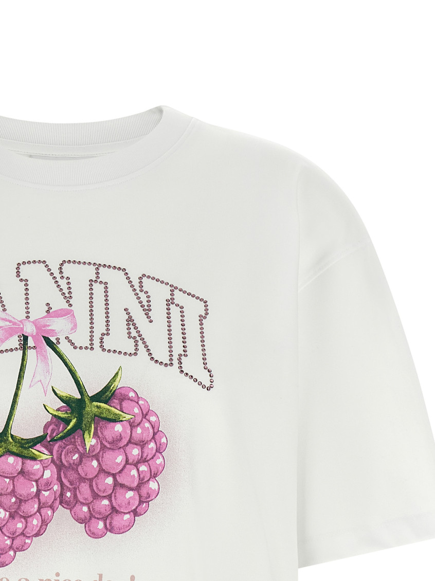 Raspberry Cotton T-shirt