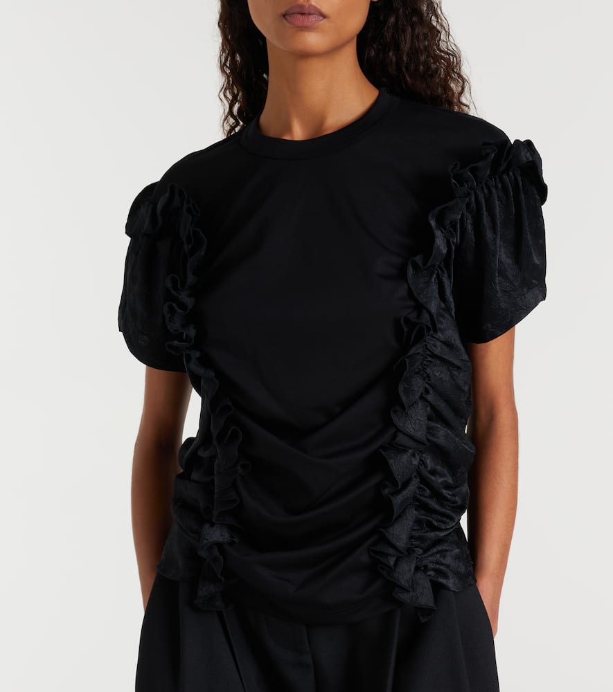 Ruffled cotton top