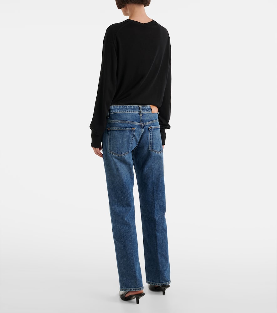 Mankind high-rise straight jeans