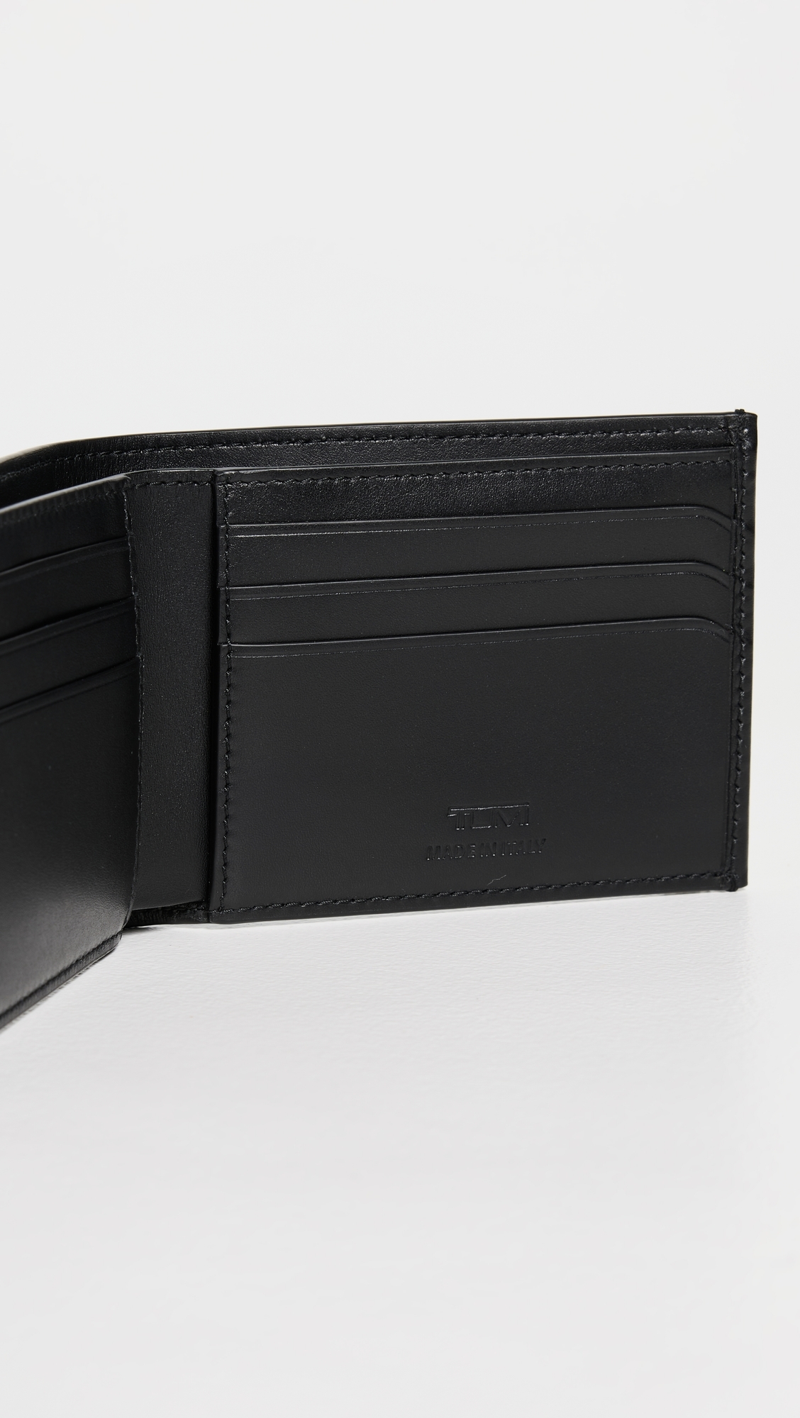 Double Billfold Wallet Black Noir One Size