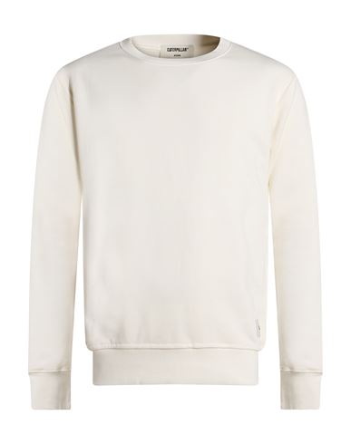 Man Sweatshirt White Size L Cotton