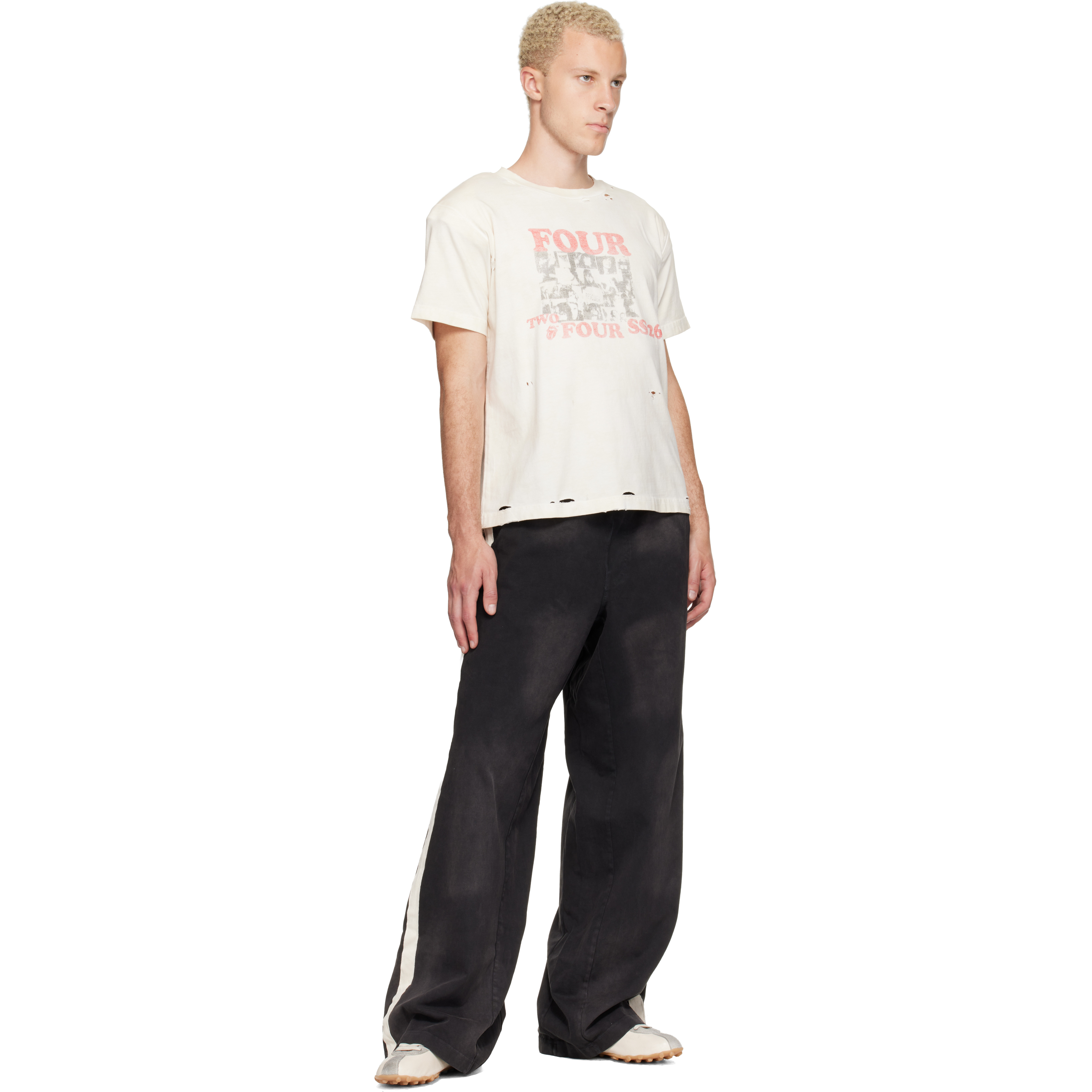 Black Striped Sweatpants