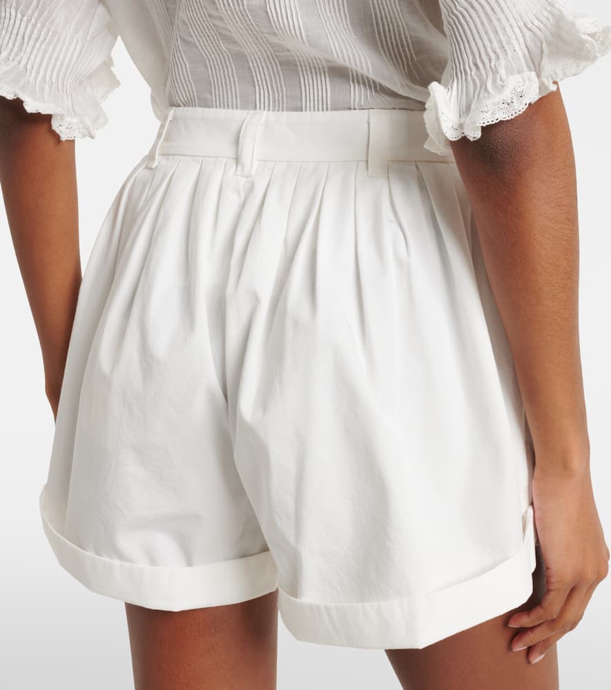 Dôen Paige cotton poplin shorts
