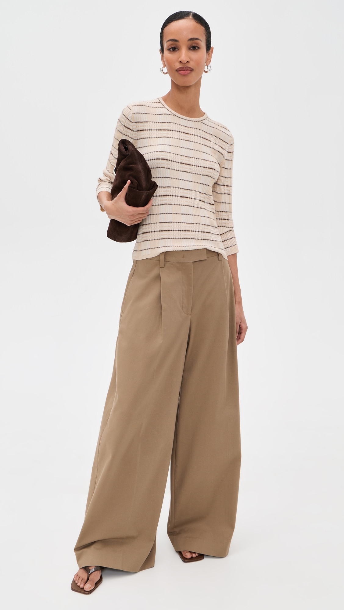 Plaid Pullover Wheatstone Combo