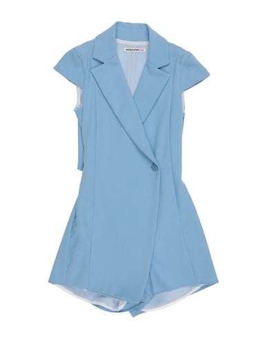 Kid Girl Jumpsuit Sky blue Size 16 Polyester, Viscose, Elastane