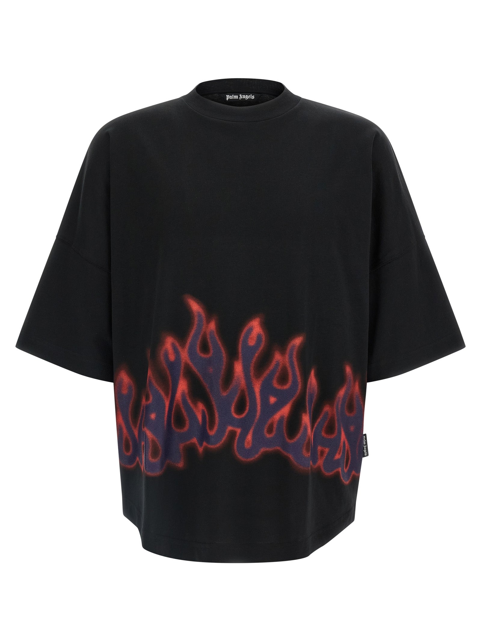 Flames T-Shirt — Black