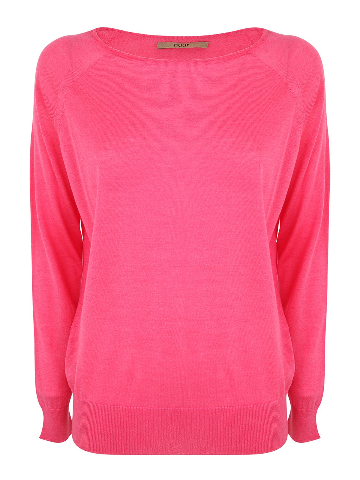 Wide neckline pullover