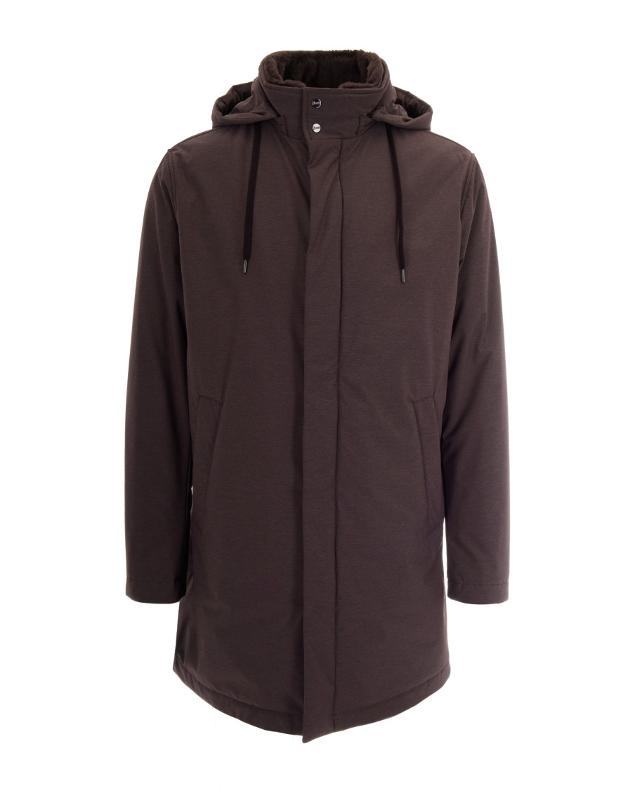 Dark Brown Hood Jacket