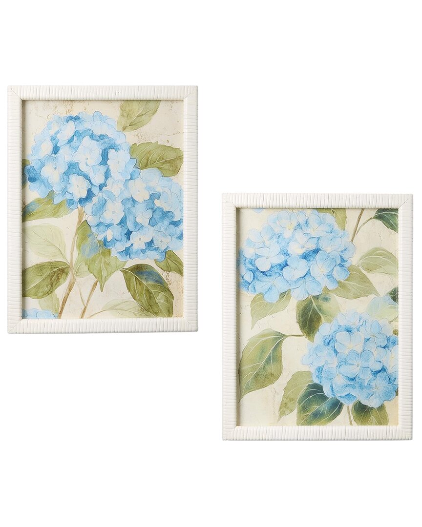 Set Of 2 Hydrangea Framed Wall Art Prints