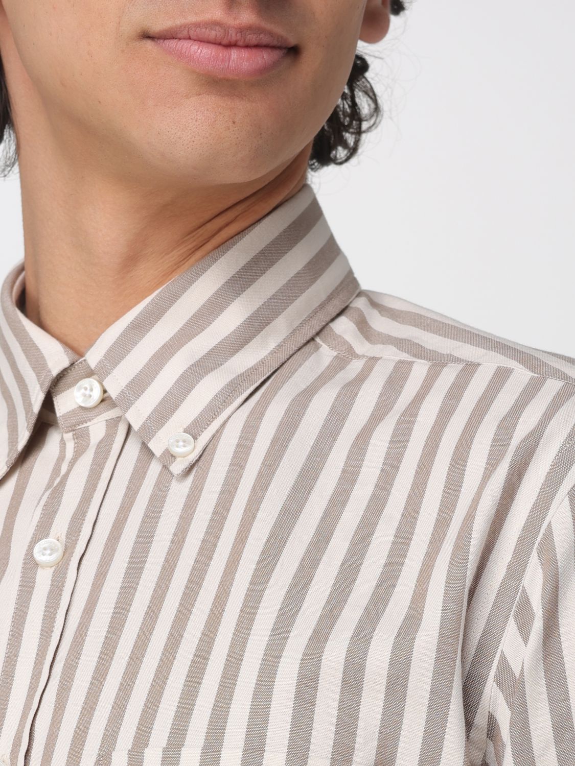 Shirt Men color Brown