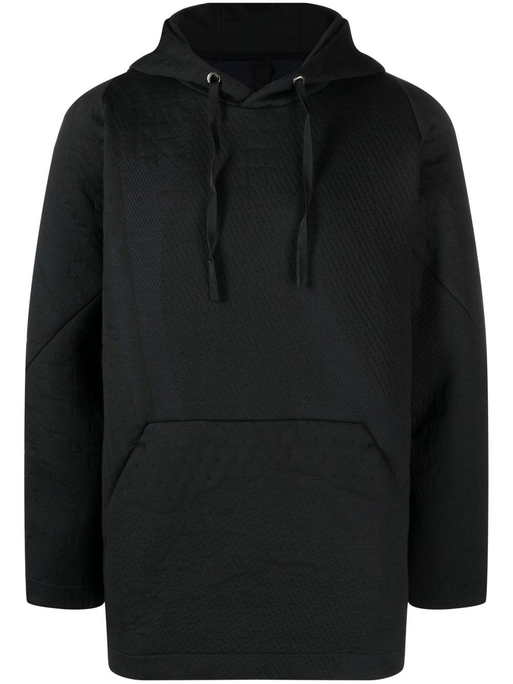 Recycled cotton hoodie - Black