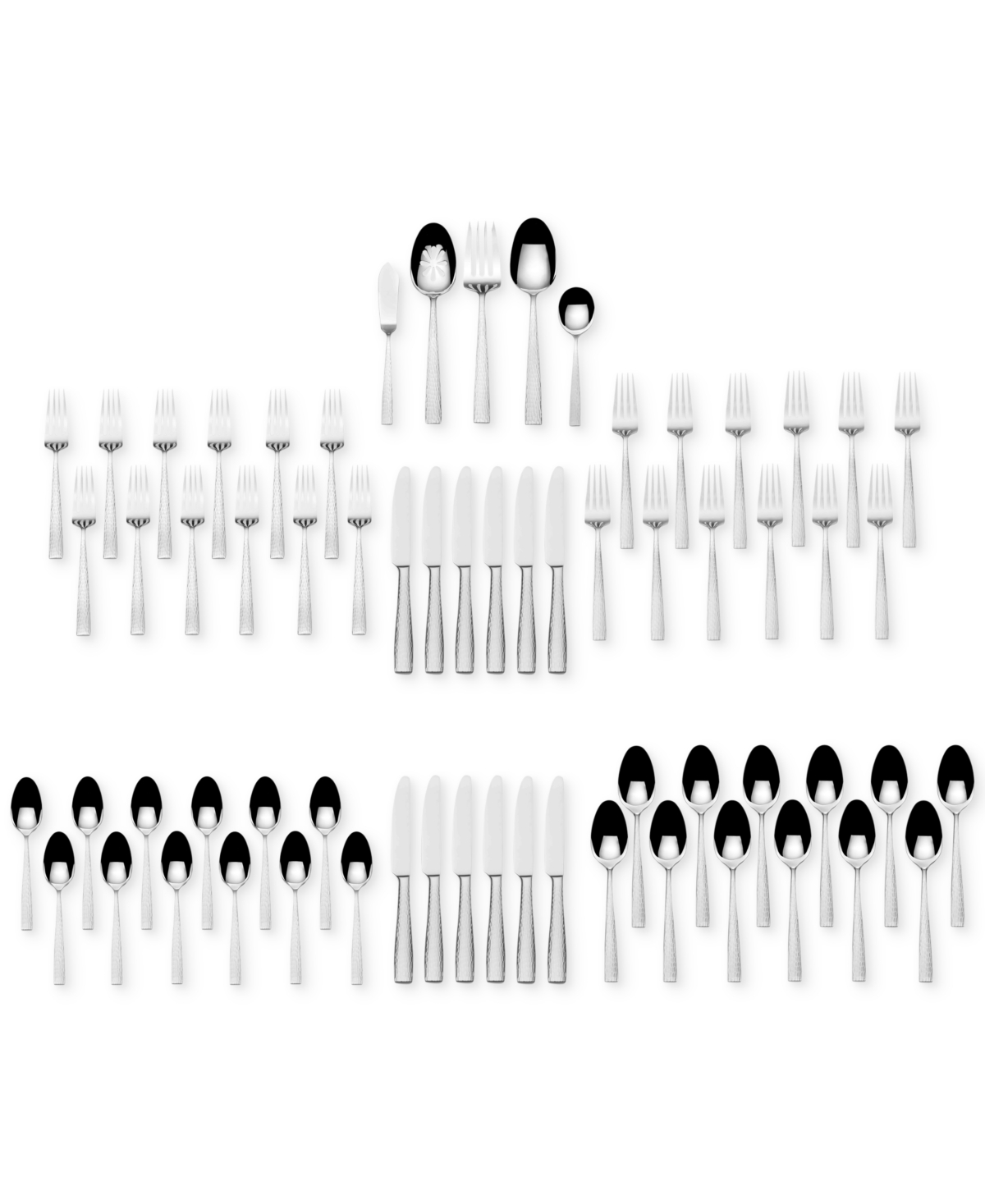 65-Pc. Oliver Flatware Set, Service for 12