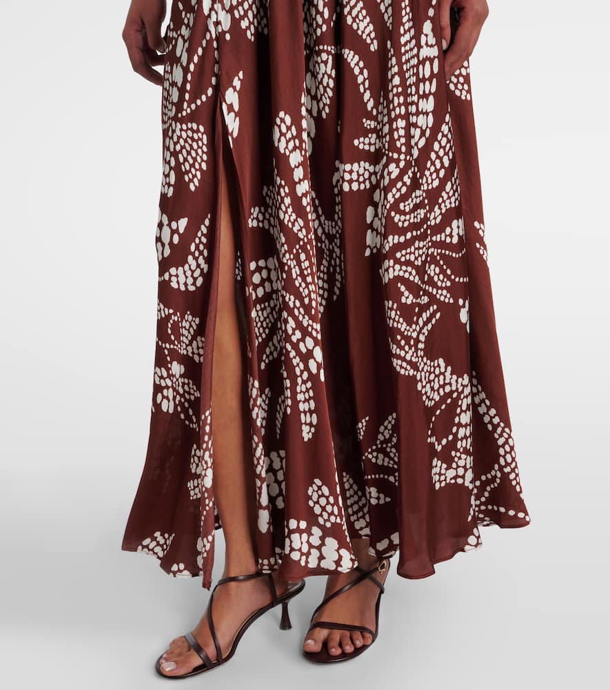 Carla printed maxi dress