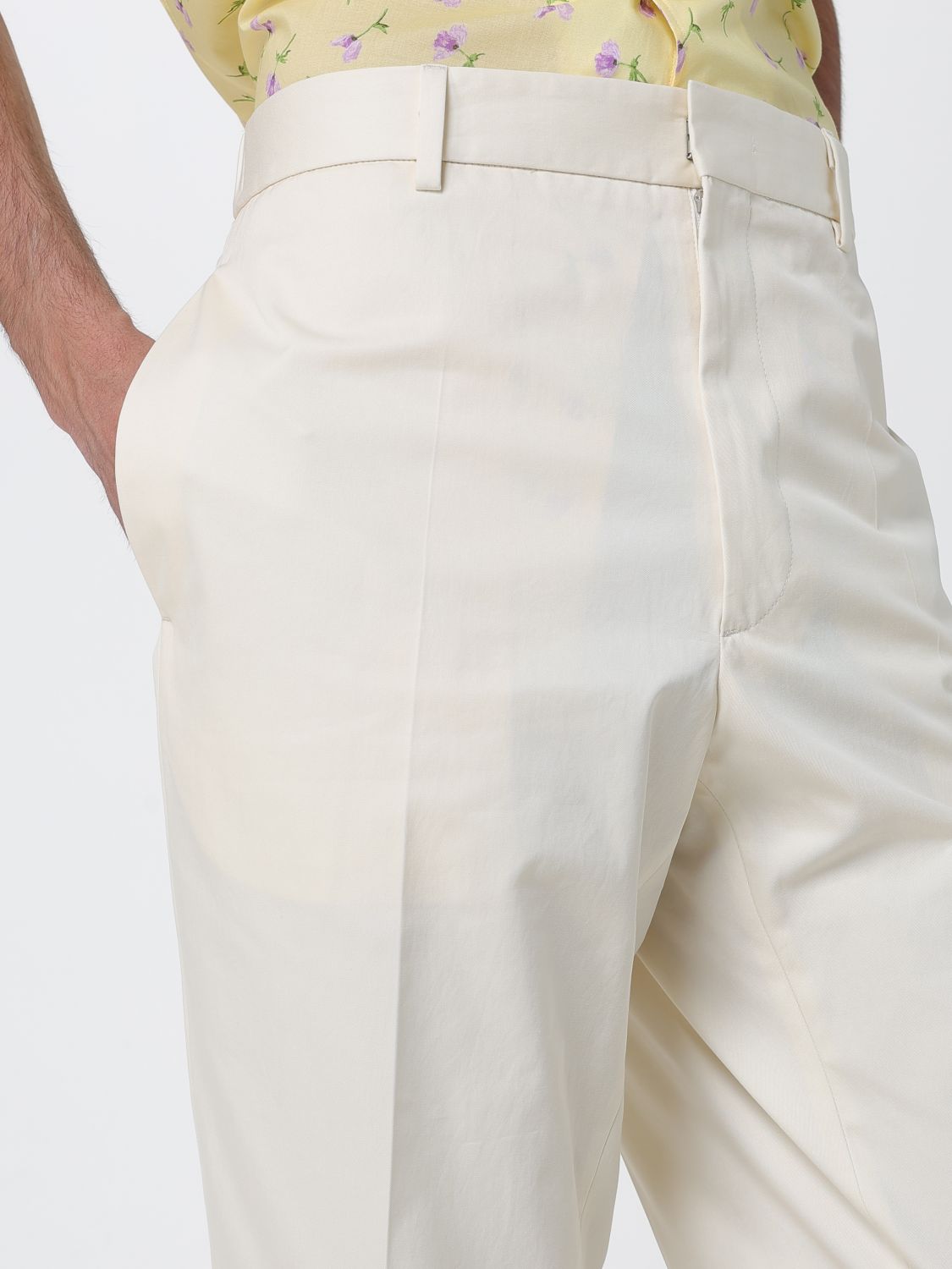Pants Men color White