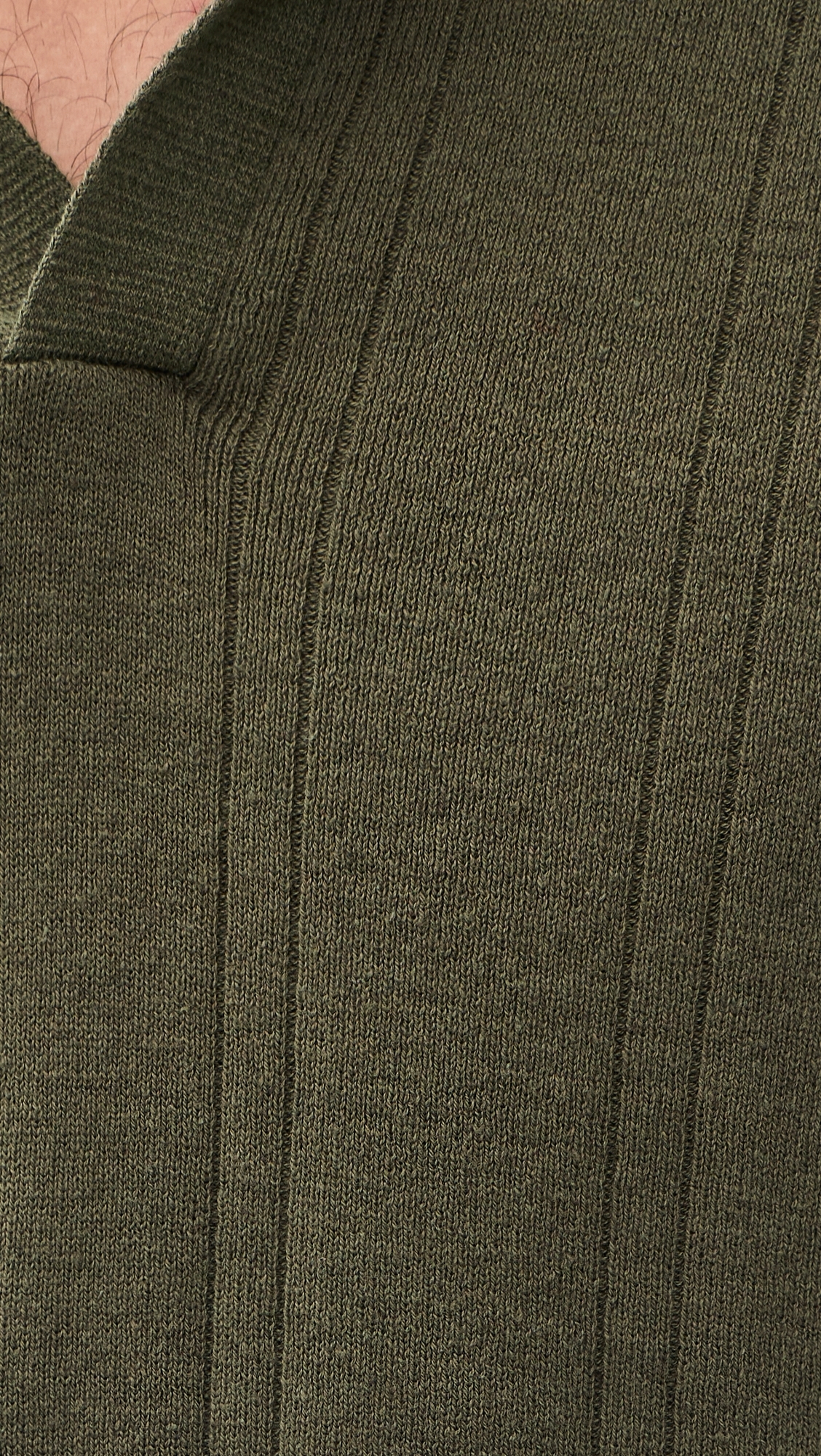 The Valencia Sweater Polo Cilantro Rib
