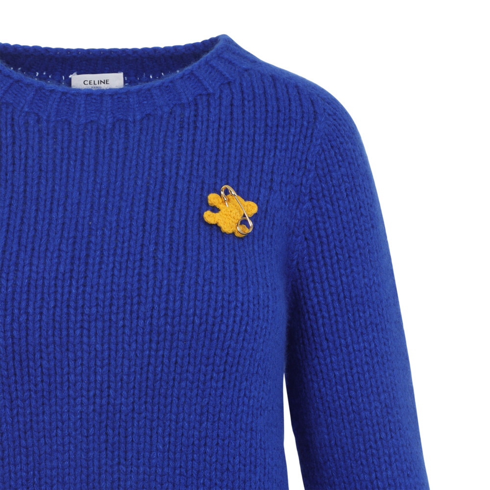 Royal Blue Crew Neck Sweater