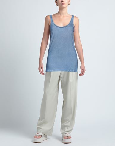 Woman Tank top Blue Size 1 Viscose