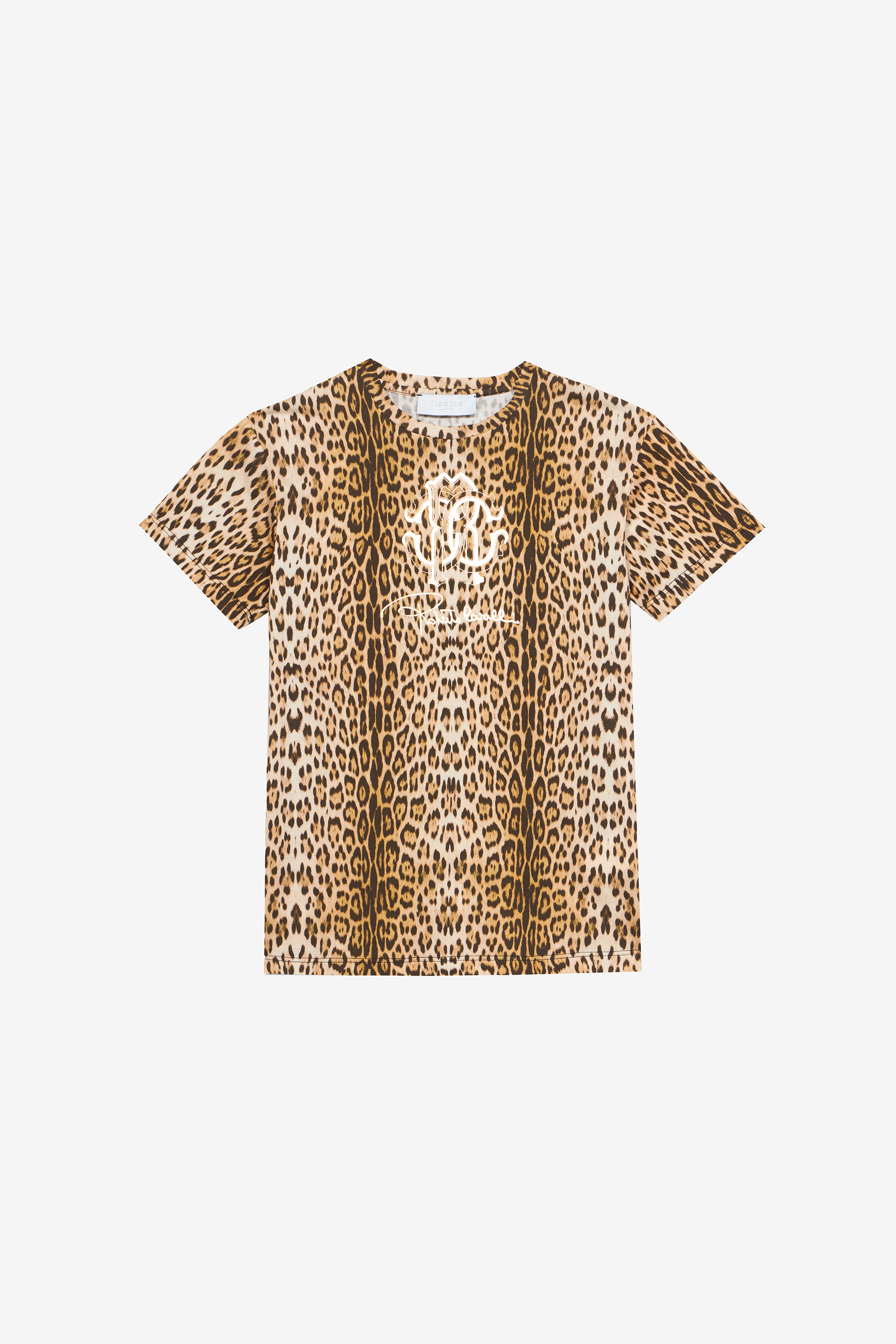 T-shirt With Jaguar Skin Print - Female Girls (4