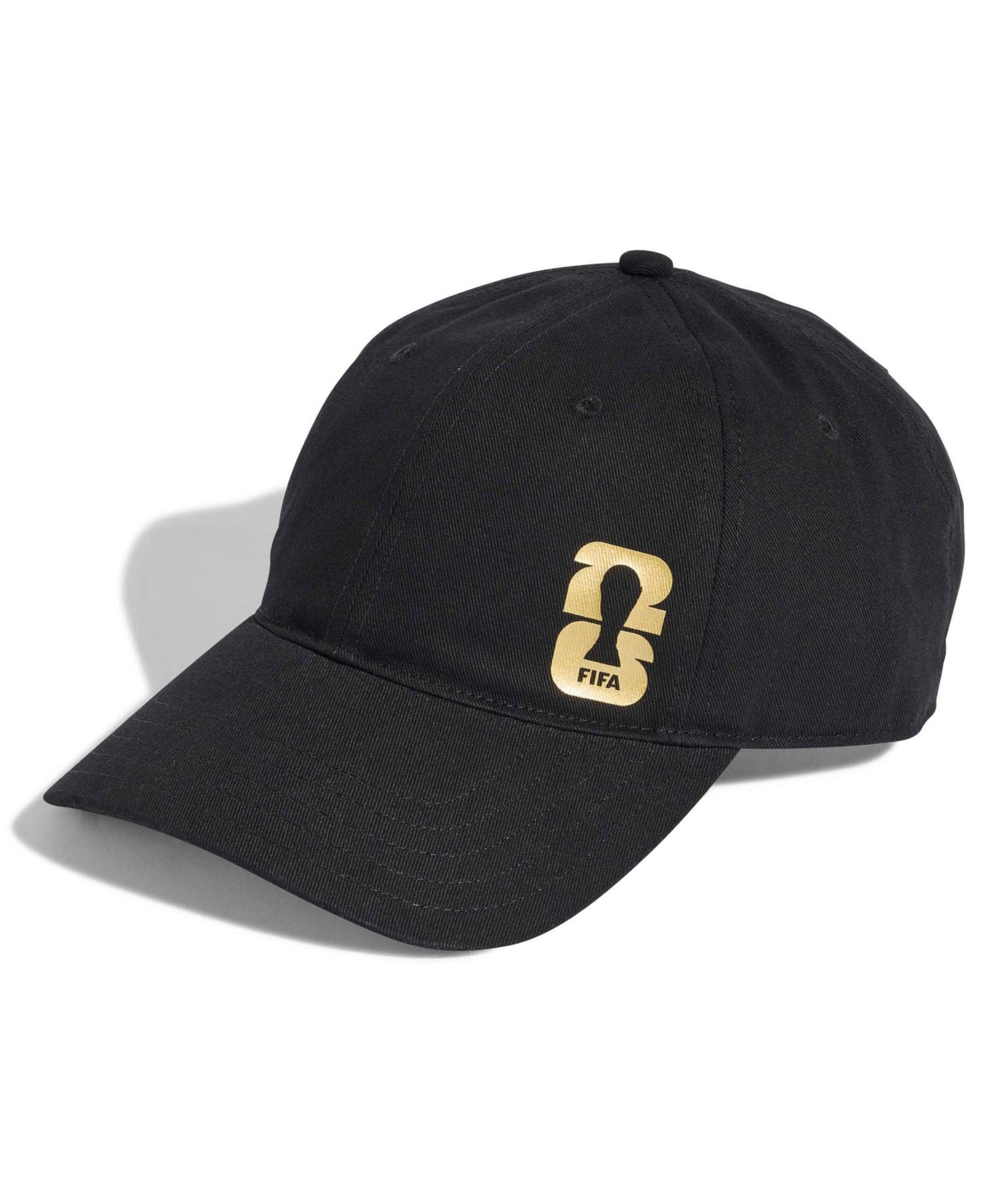 Men's and Women's Black 2026 Fifa World Cup Emblem Hat - Black