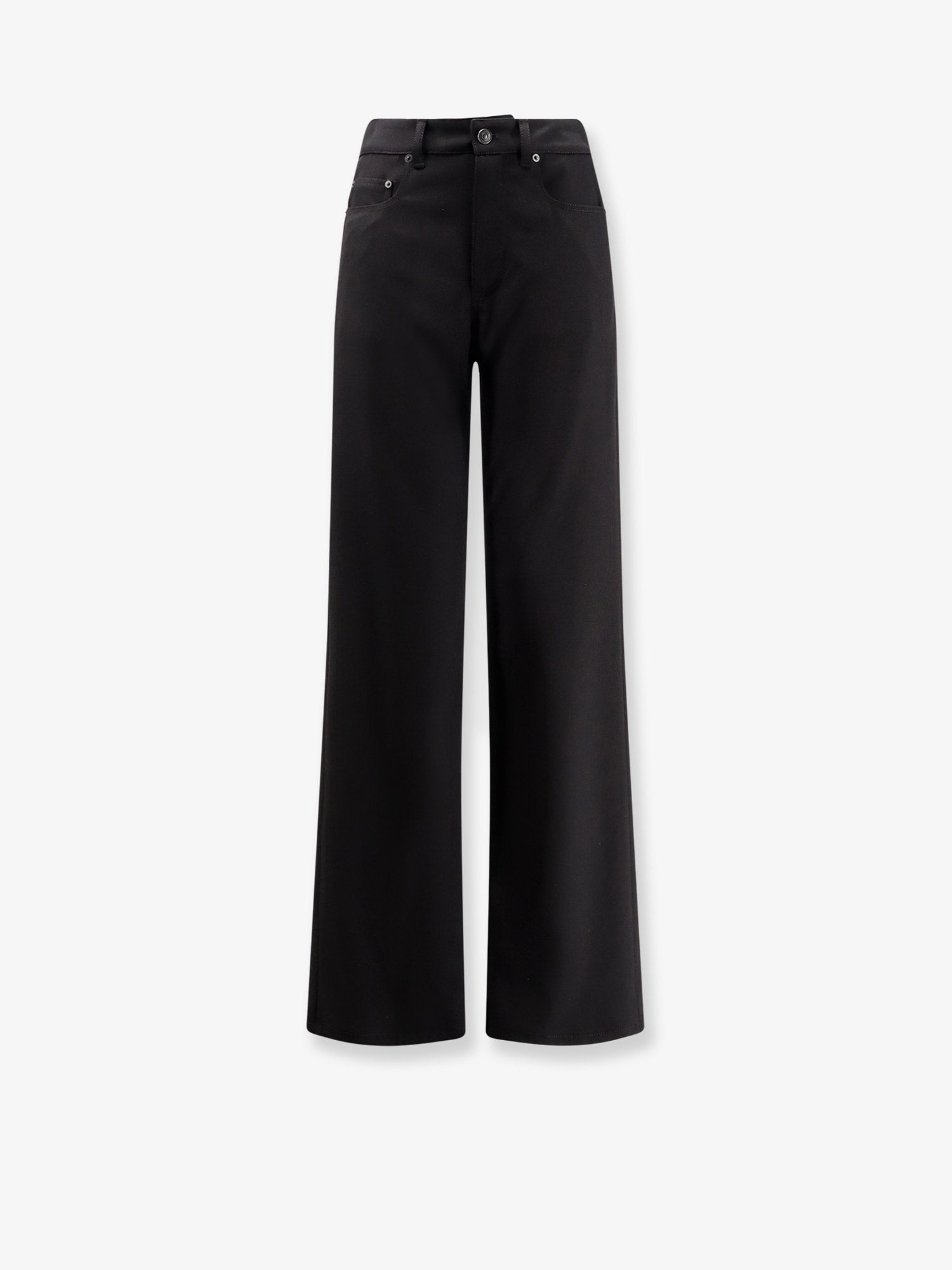 Stretch Wool Trousers — Black