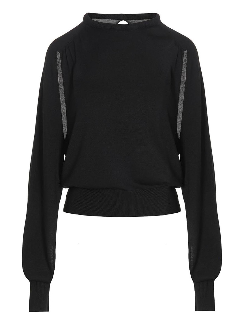 Cut Out Insert Top Sweater