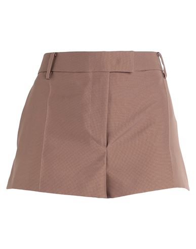Valentino Garavani Woman Shorts & Bermuda Shorts Khaki Size 2 Polyester