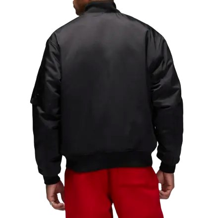 Essentials Statement Varsity Jacket 'Black'