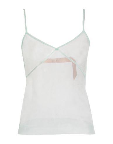 Woman Top Light green Size S Polyamide