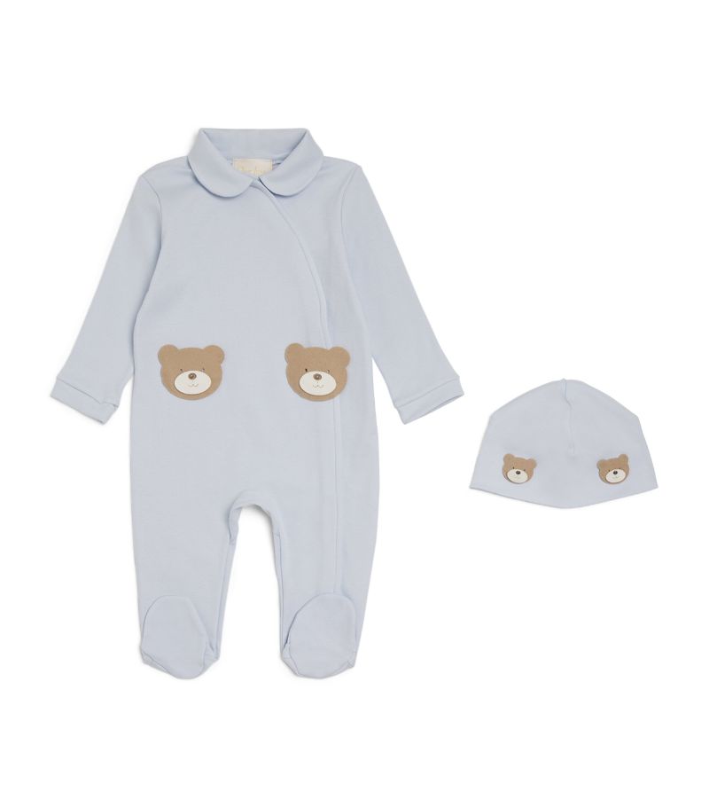 Cotton All-In-One, Hat And Blanket Set (1-9 Months)