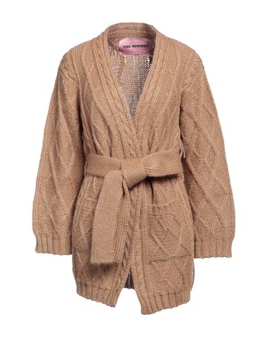 Woman Cardigan Camel Size 6 Acrylic, Mohair wool, Polyamide, Wool