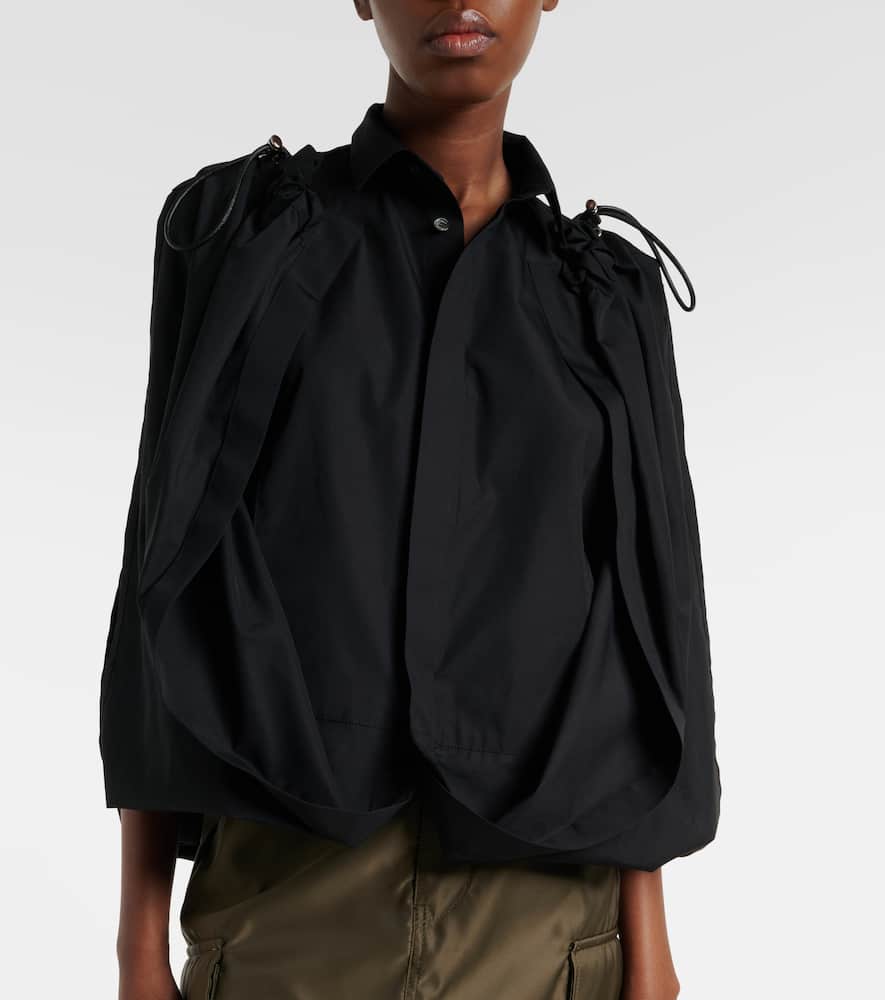 Gathered shirt