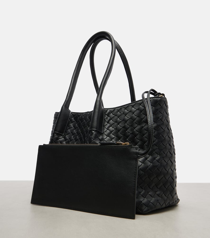 Pinacoteca Small reversible leather tote bag