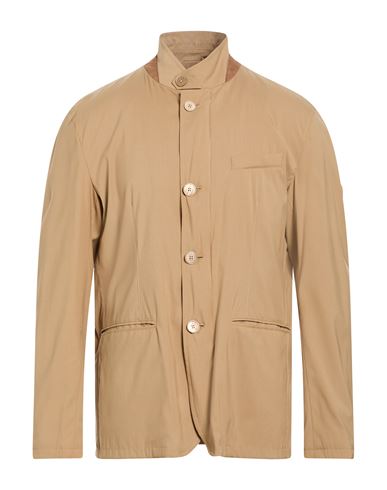 Man Jacket Camel Size 40 Wool, Polyamide, Elastane, Polyurethane coated
