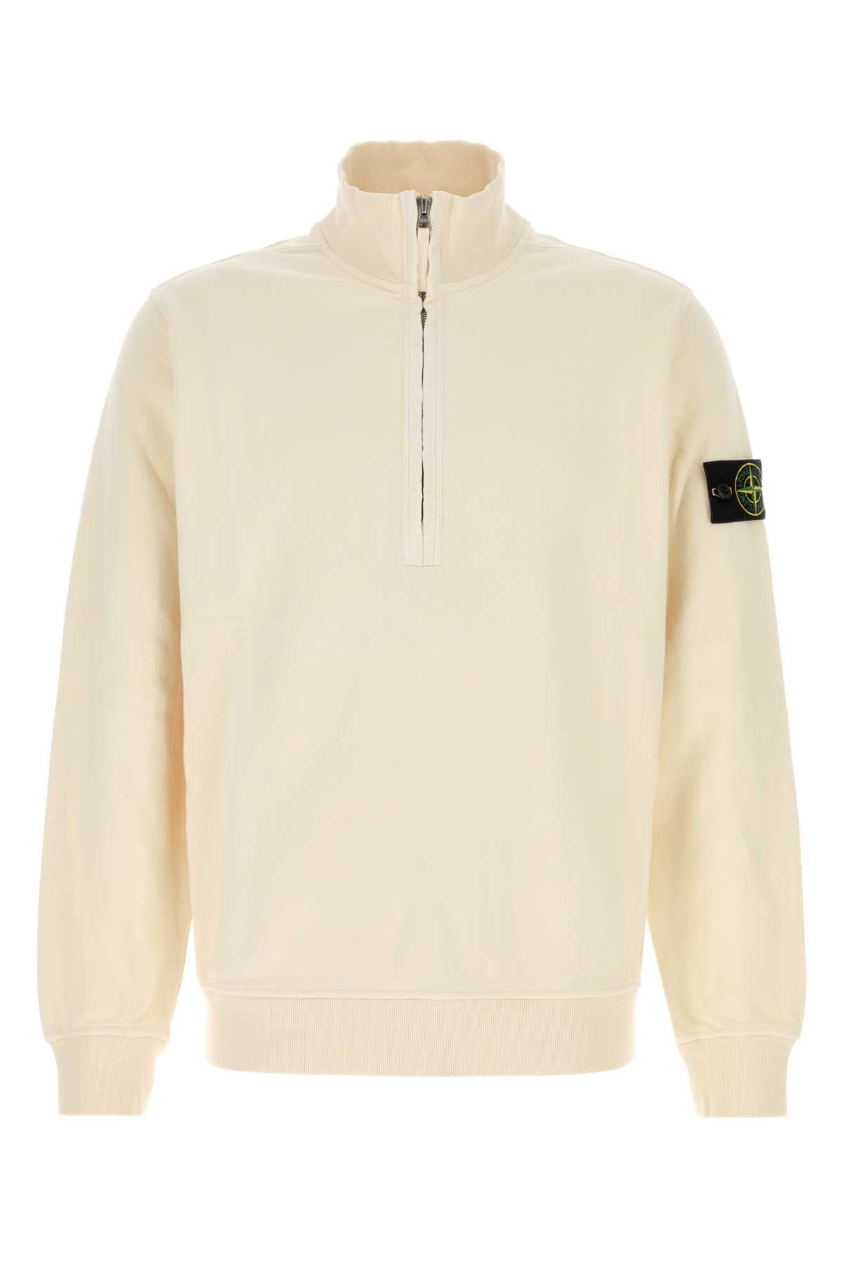 Polo Sweatshirt — Cream