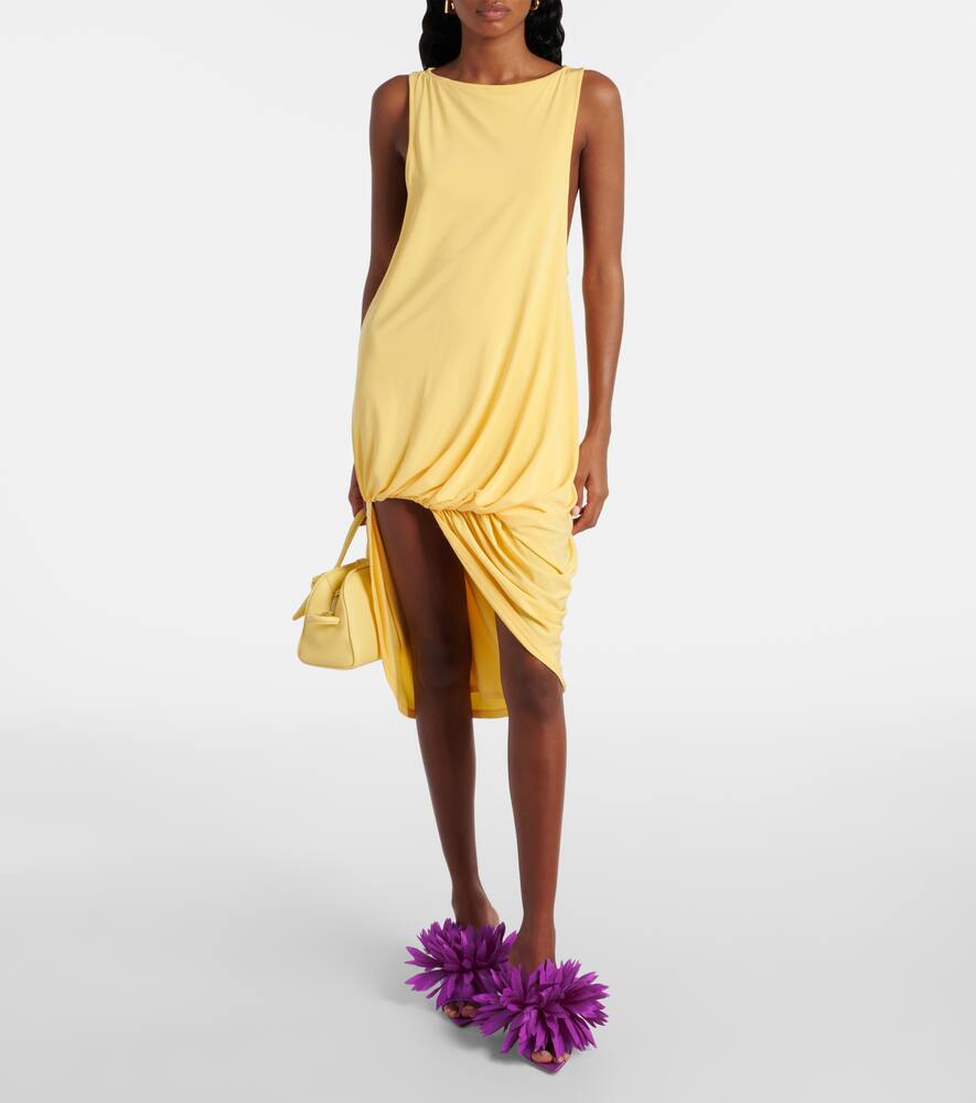 Gianvito Rossi Daniah 85 embellished crêpe satin mules