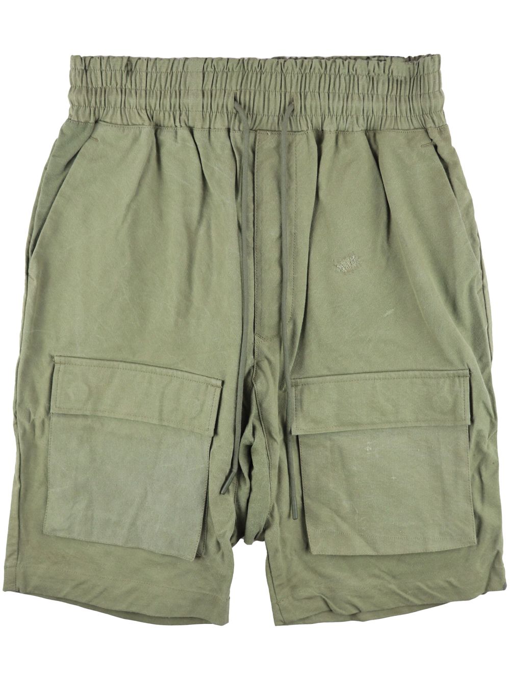 Cotton cargo shorts - Green