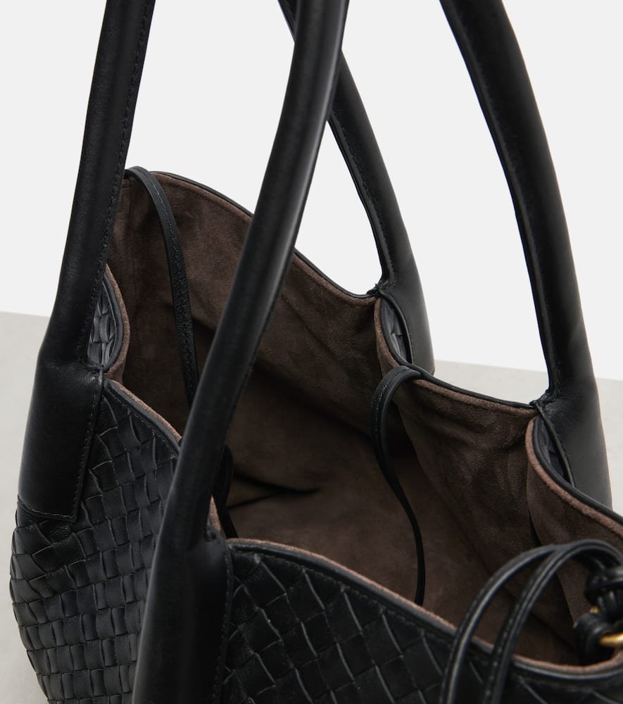 Pinacoteca Small reversible leather tote bag