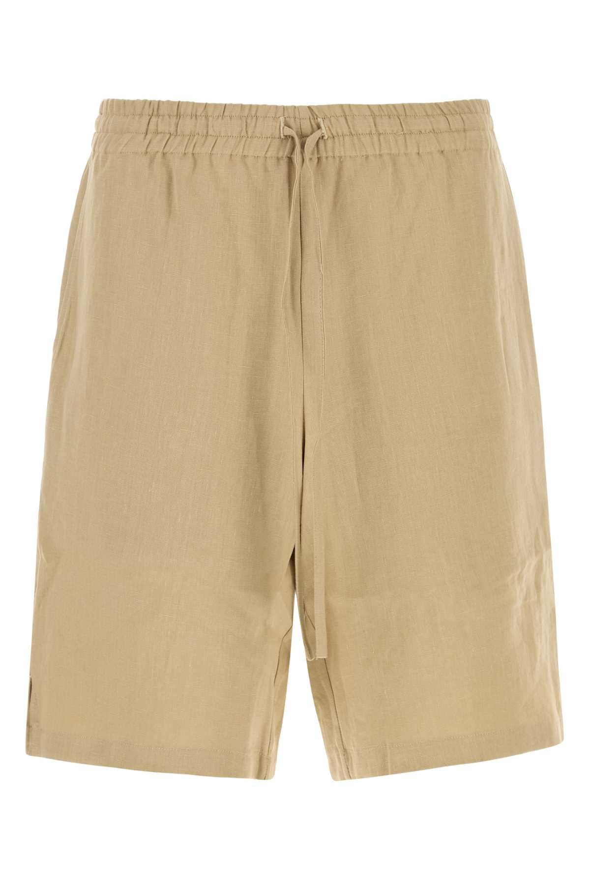 With Bermuda Shorts — Beige