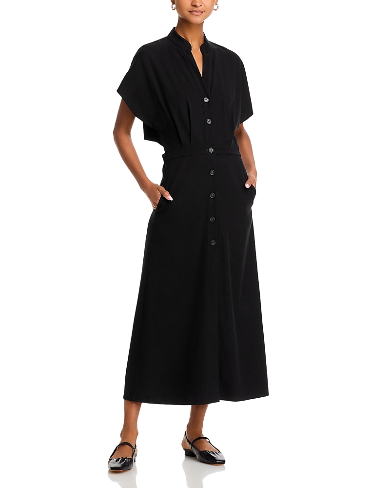 Cheryle Back Cutout Shirt Dress