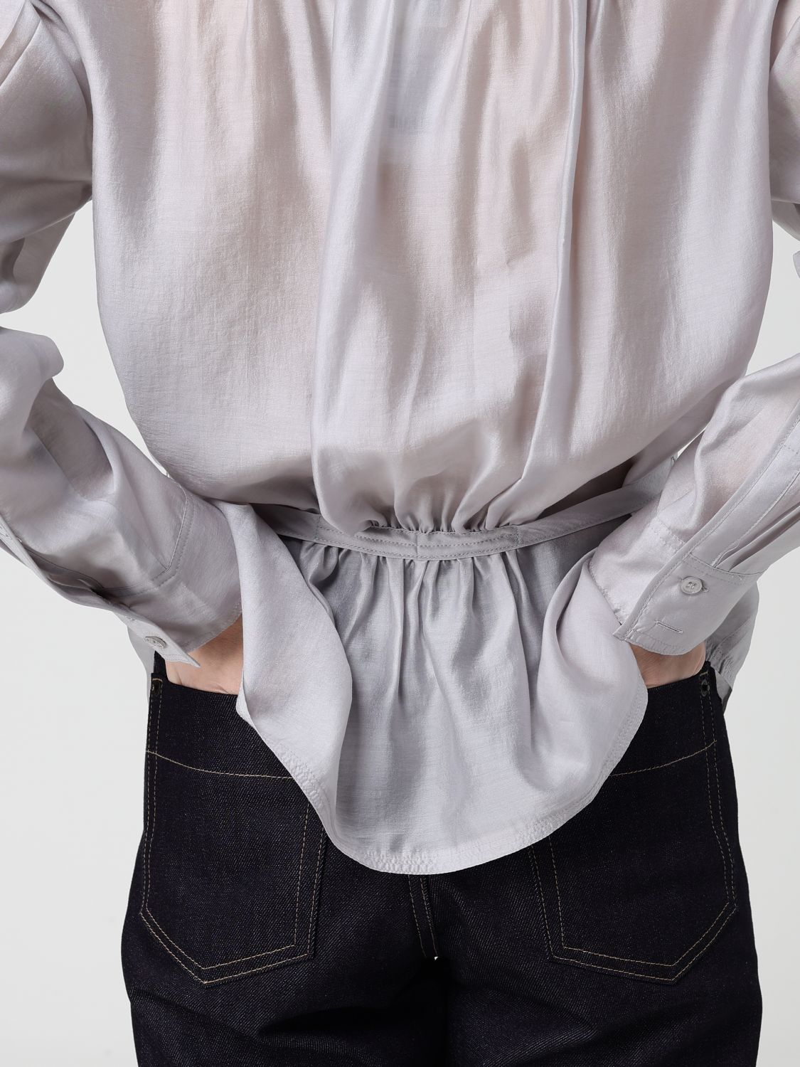 Top Woman color Grey