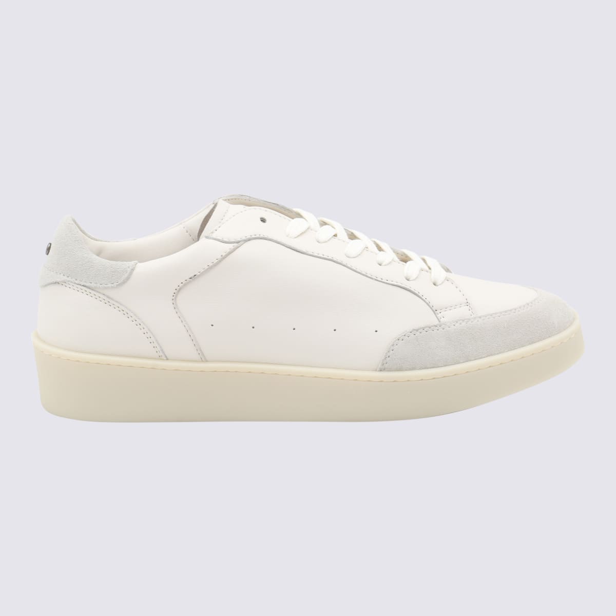 Whtie Leather Sneakers