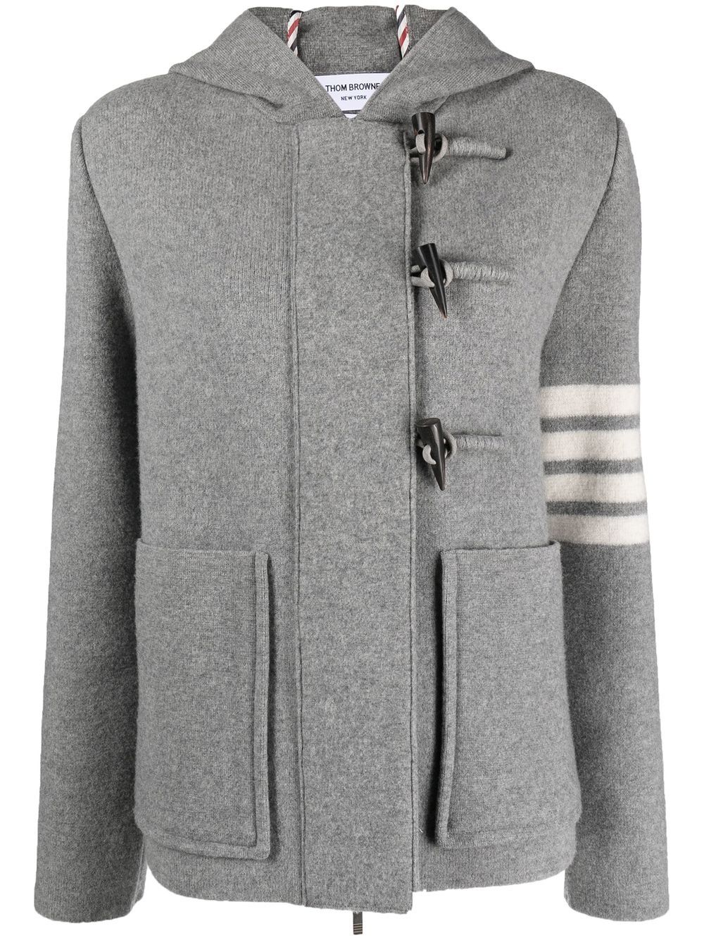 Virgin-wool duffle jacket - Grey