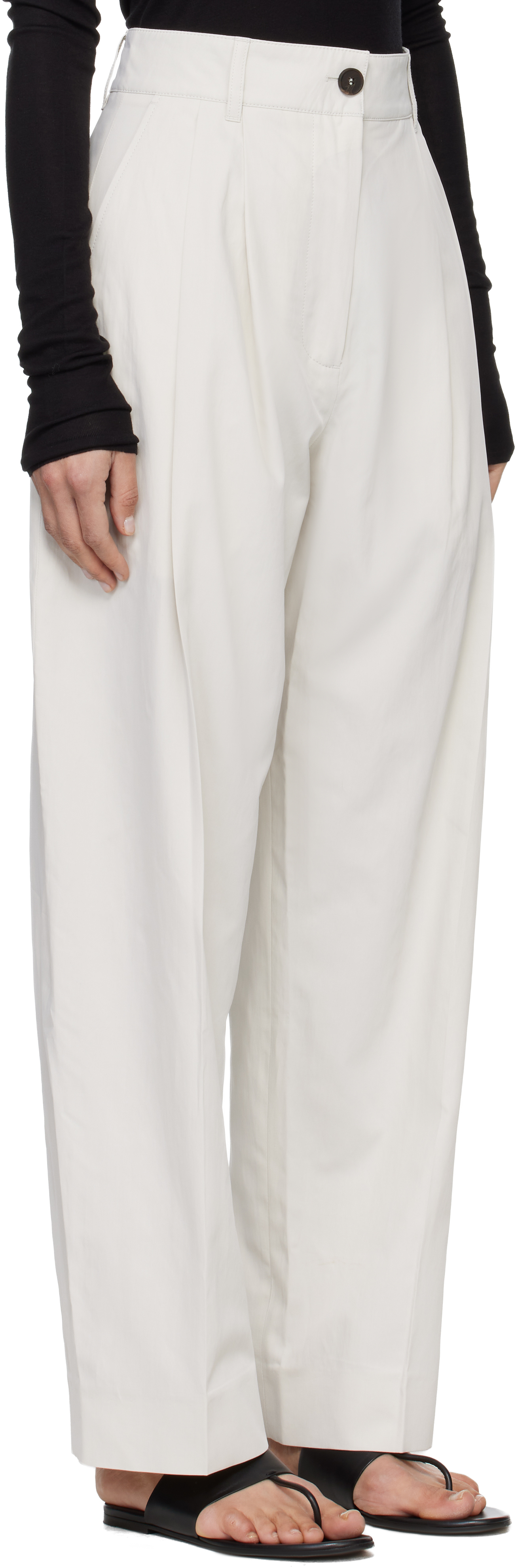 Beige Acuna Trousers