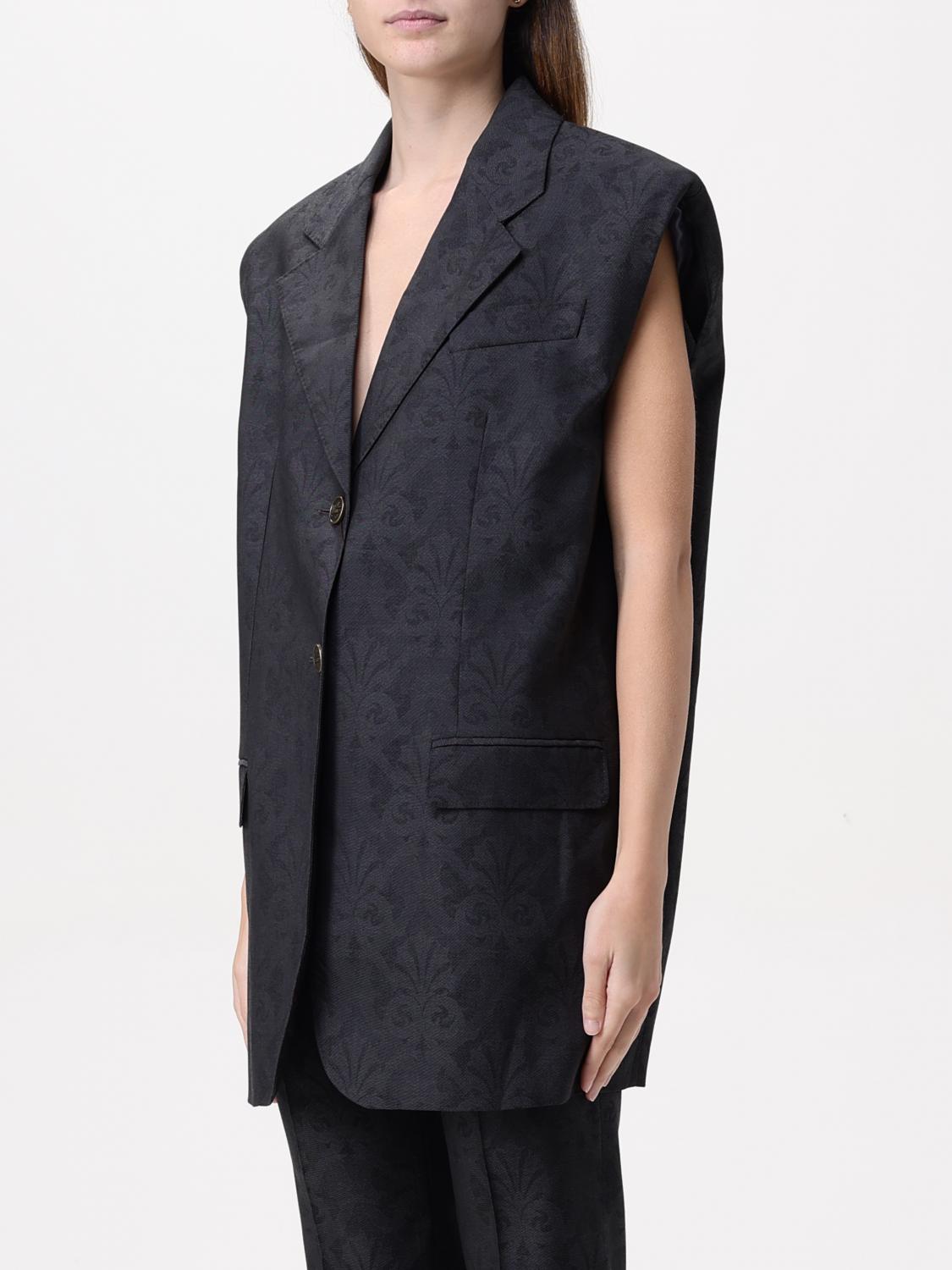 Wool jacquard waistcoat - Grey